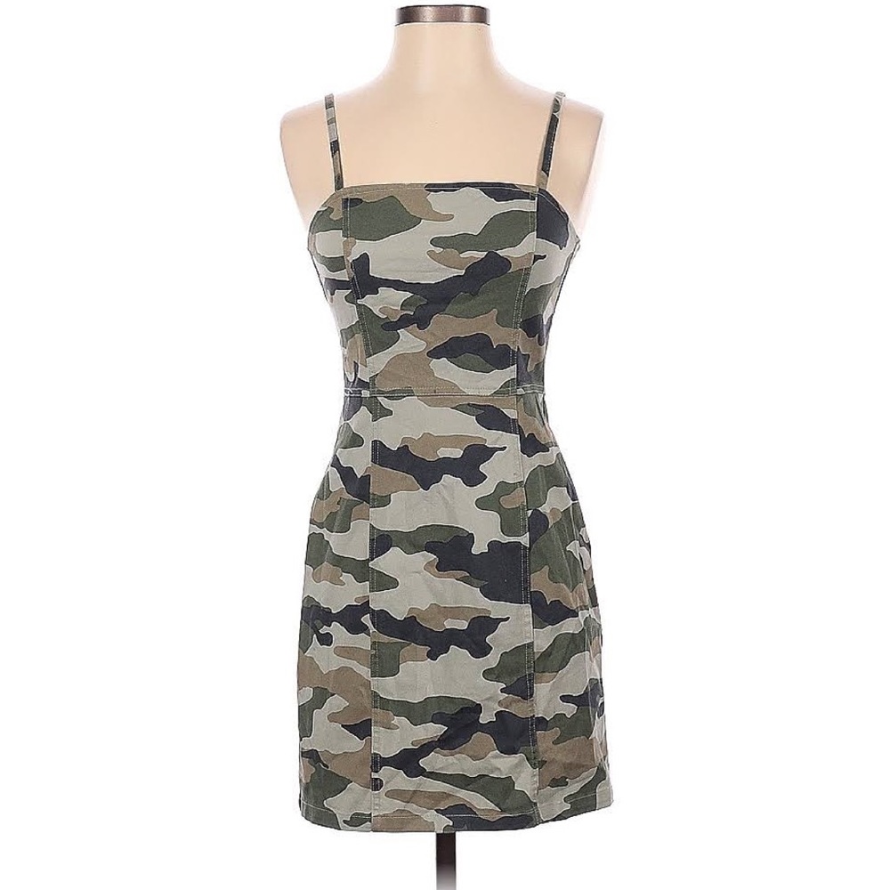 Camo mini dress